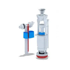 Набір з бічним підведенням 1/2", кнопка хромована економ